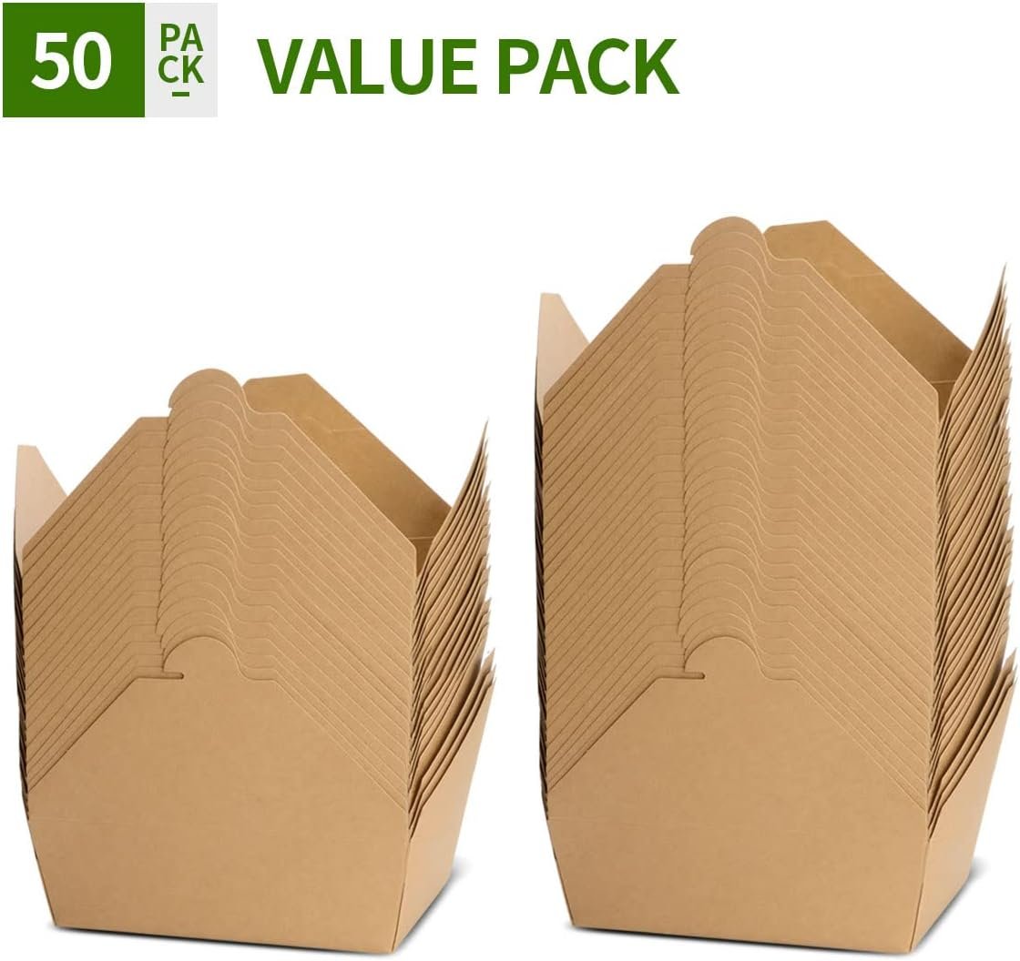 Leak And Grease Resistant Pint Size To Go Container For Restaurants And Food Service Takeout Box - View #7