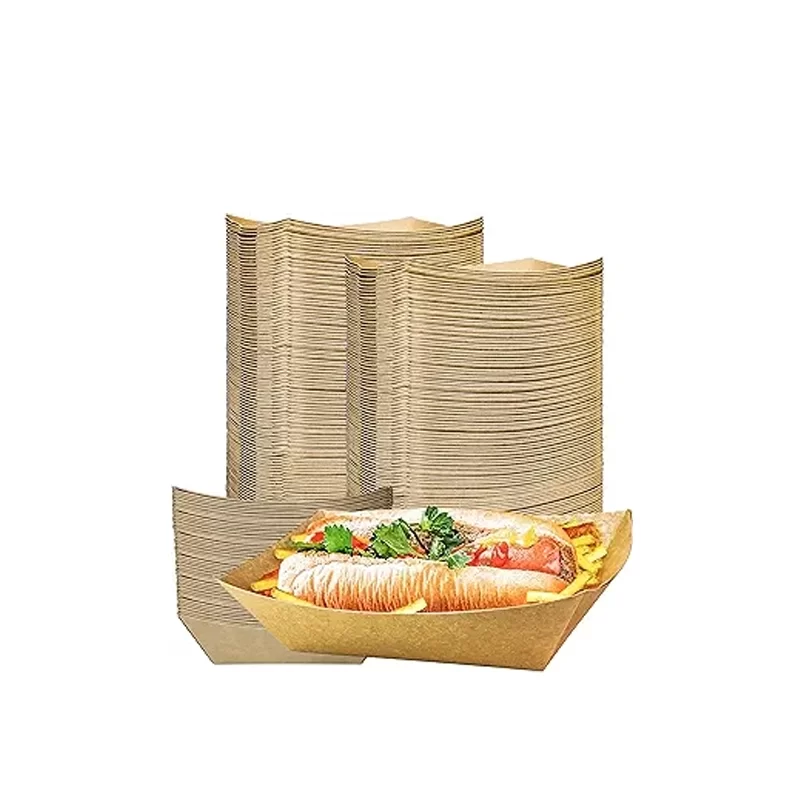Paper boat tray Paper boat tray